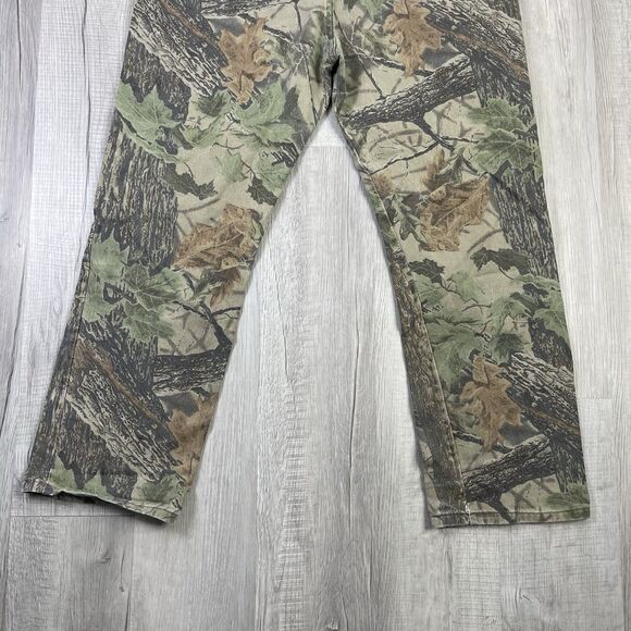 Vintage Duxbak Realtree Camo Hunting Jeans Pants Mens 40x32 Made in USA I - Picture 14 of 14